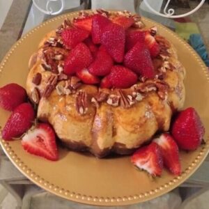 Decorated Chocoflan